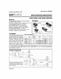 DataSheet IRS2106 pdf